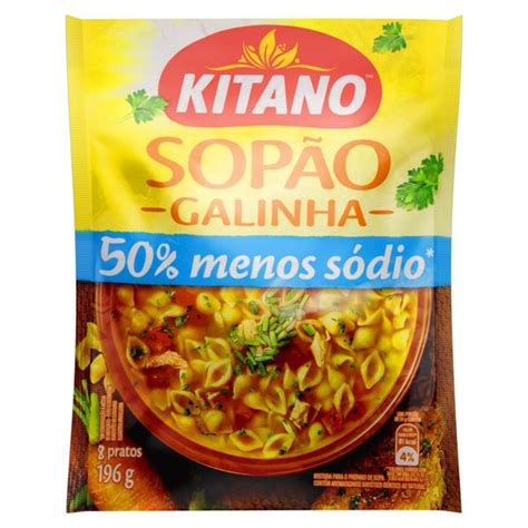 Sopão Galinha Kitano Sachê 196g Supermercado Preço Bom Plus