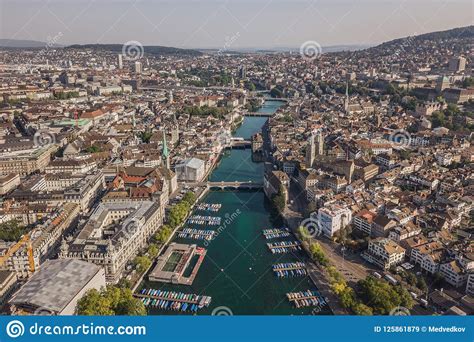 Cityscape Of Zurich Editorial Stock Image Image Of Architecture