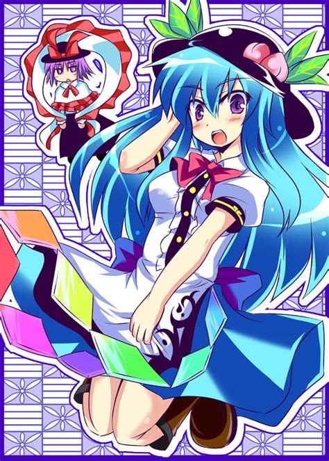 Hinanawi Tenshi And Nagae Iku Touhou Drawn By Tokiniwa Danbooru