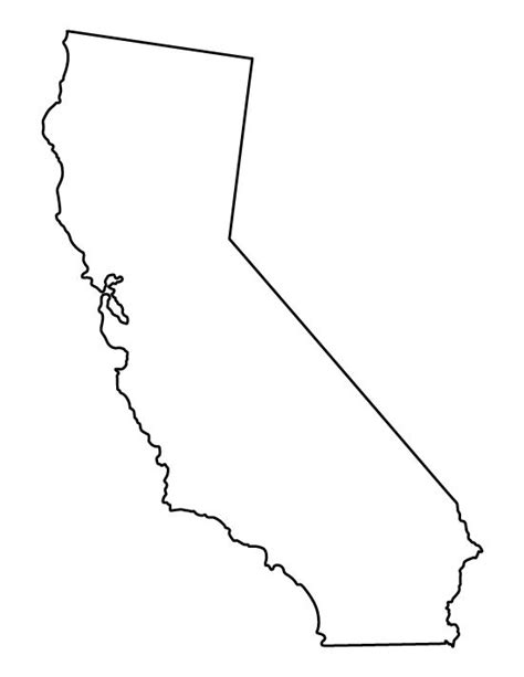 California Pattern Use The Printable Outline For Crafts Creating