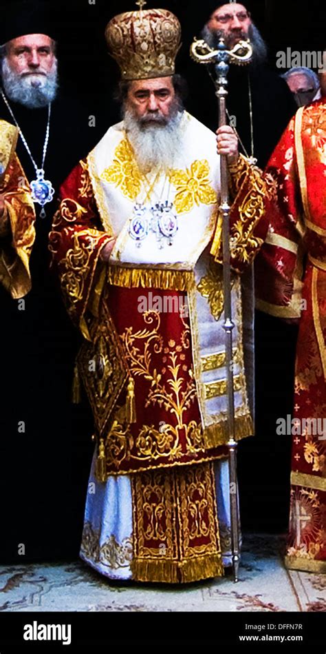 Patriarch Theophilos Iii Of Jerusalem Hi Res Stock Photography And
