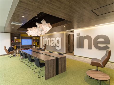 A Tour Of Microsofts Modern Bogota Office Office Space Design