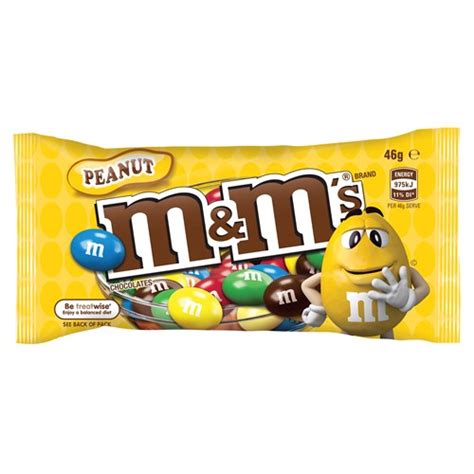 Mandms Peanut Chocolate Candies 46g Packet Mandms Australian Version