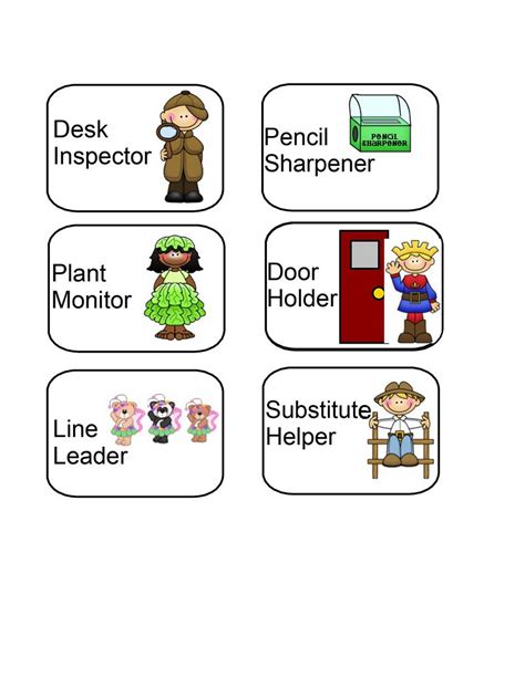 Classroom Job Clipart Classroom Jobs Clipart Classroom Job Clip Art