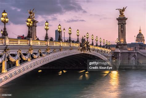Pont Alexandre Iii At Twilight In Paris France High-Res Stock Photo