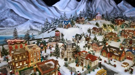 Christmas Town Wallpapers Wallpaper Cave