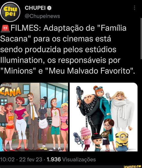 CHUPEI QWChupeinews MB FILMES Adaptação de Família Sacana para os