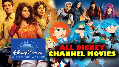 All Disney Channel Movies Disneycember Youtube