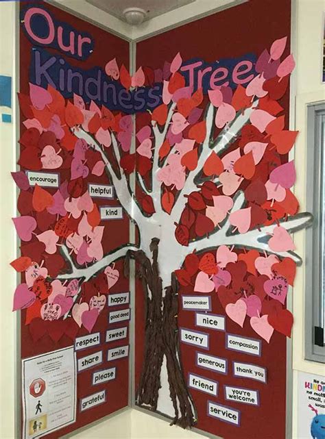52 Kindness Tree Bulletin Board Ideas For A School Project Kindness Projects Kindness