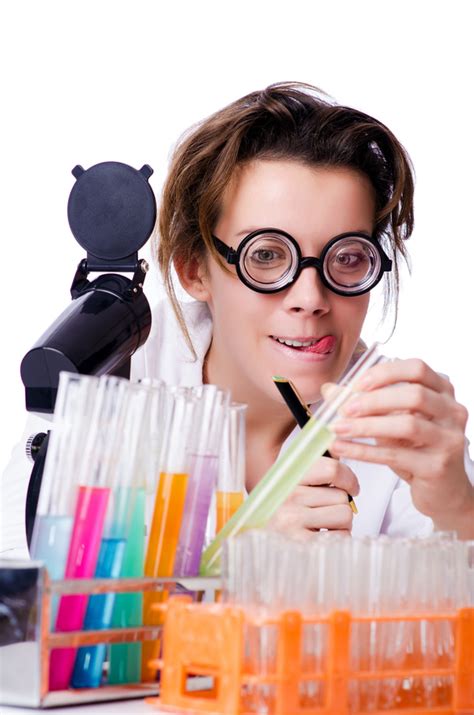 Meaning to have short arms, this funny italian phrase is used to describe someone as cheap. Lab technician with funny expression Stock Photo - Health ...