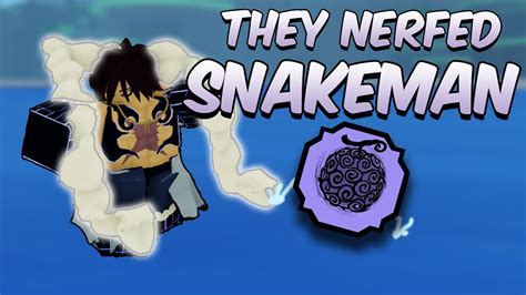Snakeman Snakeman Platinums Nerf Shindo Life Youtube