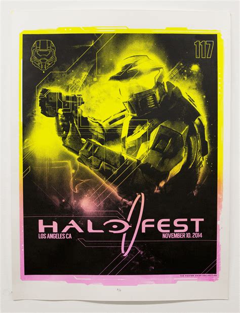 Halo The Master Chief Collection And Limited Edition Halofest Posters