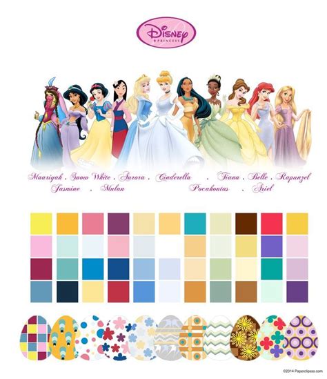 Colores Para Disneybound Buscar Con Google Paleta De Color Princesas Disney Princesas