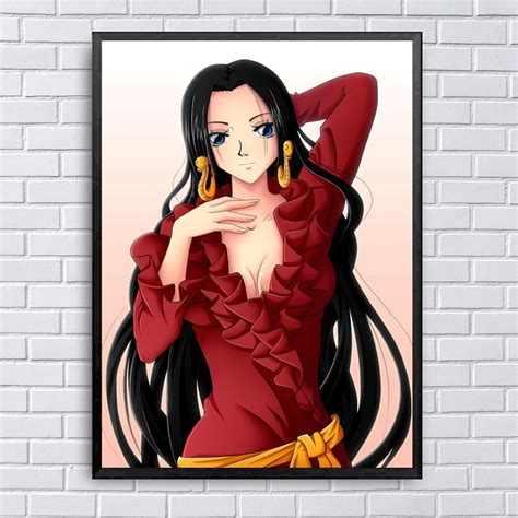 Boa Hancock One Piece Sexy Art Poster Fabric Print Home Wall With Free