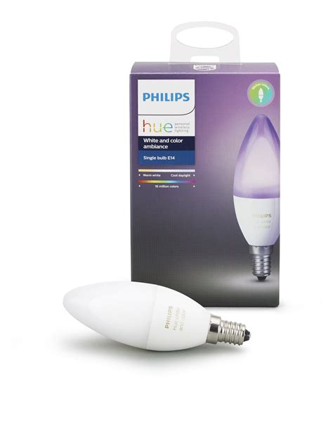 Buy Philips Hue Single Bulb E14 White And Color Ambiance E