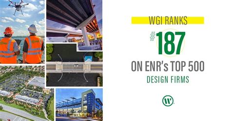 2020 Enr Top 500 Design Firms List Wgi Moves Up To 187 Wgi