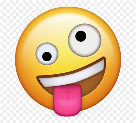 Drunk Transparent Background Image Iphone Tongue Out Emoji Clipart