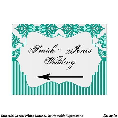 Get more people to your sale with a clear and just select your preferred sign specs on the order calculator and click design online. Create your own Yard Sign | Zazzle.com | Wedding direction signs, Wedding directions, Damask wedding