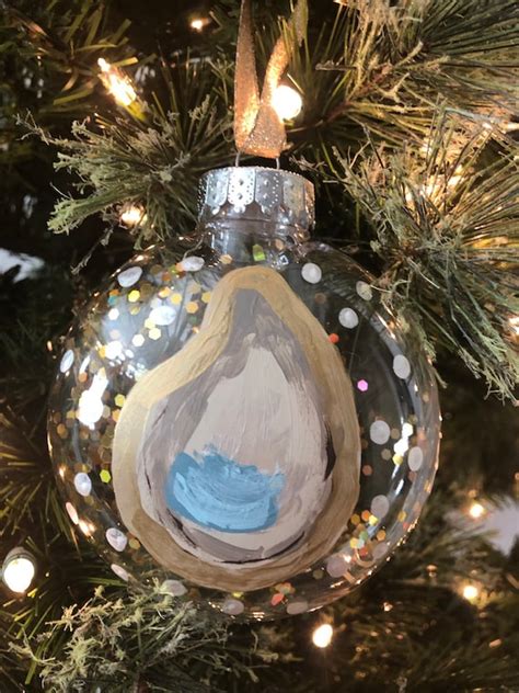 Hand Painted Oyster Shell Ornaments Diy Oyster Shell Shells Crafts