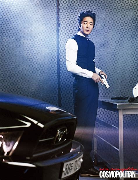 Gambar Foto Kwon Sang Woo Di Majalah Cosmopolitan Edisi Februari 2013