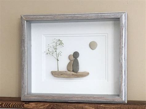 Pebble Art Wedding Couple 8x10 handmade framed artwork | Etsy | Wedding gifts for bride, Wedding ...