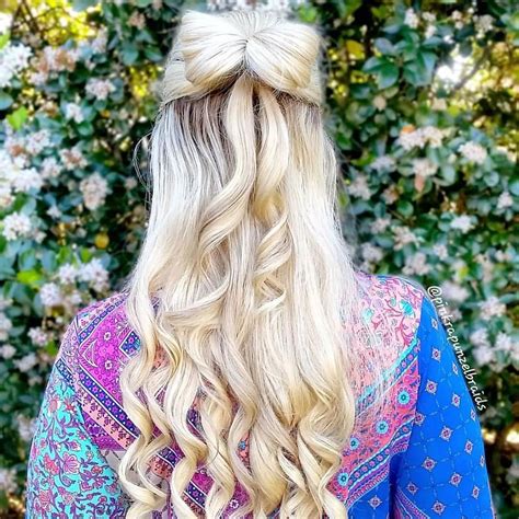 Half Up Hair Bow Yay Or Nay Hair By Pinkrapunzelbraids Easy