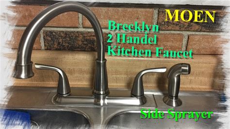 View installation photos, detailed descriptions and required tools needed. How to install a Moen kitchen faucet with side sprayer ...