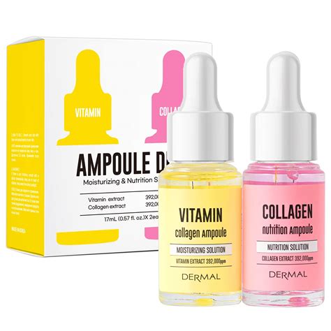 Buy Dermal Perfect Ampoule Serum Duo And Collagen 057 Floz X 2 Anti