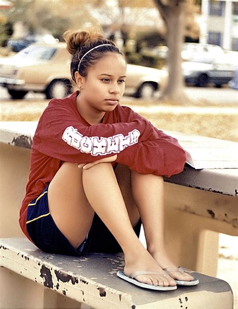 Girl Barefoot Sandals Sitting And Thinking Soccer Girl Sit Flickr
