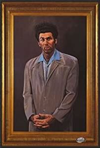 Amazon Com Seinfeld The Kramer Portrait Tv X Wood Framed Poster