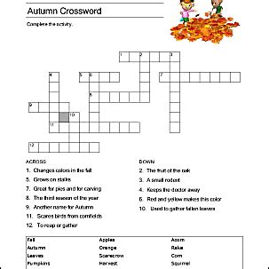 Print/export your crossword puzzle to pdf or microsoft word. Fall Wordsearch, Vocabulary, Crossword, and More