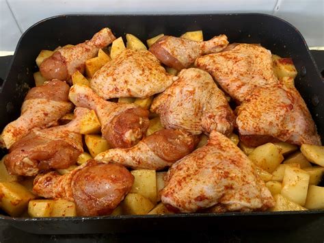 Easy And Tasty One Pan Oven Roasted Chicken And Potatoes Recipe Cook