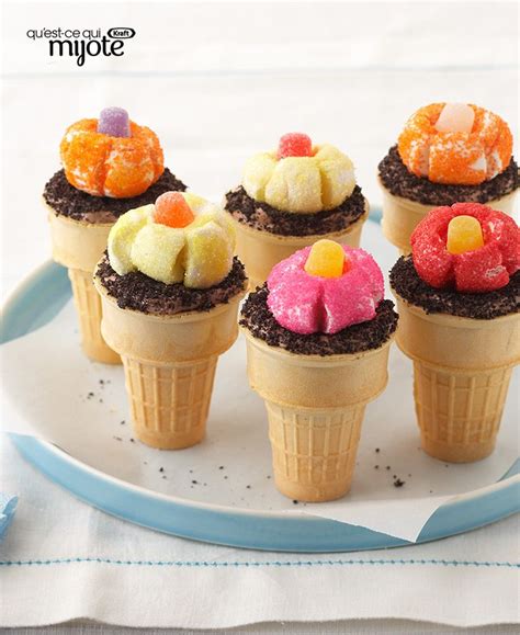 Desserts ostern köstliche desserts delicious desserts dessert recipes recipes dinner kraft easter carrot cheese ball | kraft what's cooking. Cornets inoubliables - Pouding Jell-O et biscuits Oreo ...