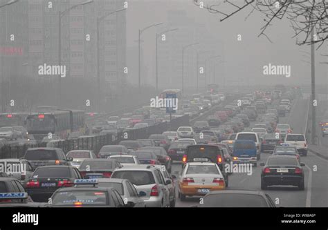 File Cars Are Slowed By Thick Smog In Beijing China 23 February 2011 Tens Of Thousands Of