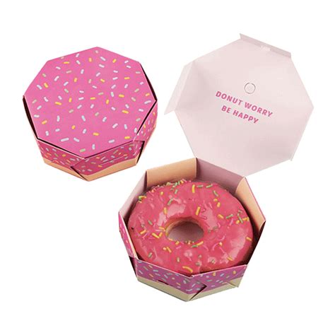 Donut Boxes Wholesale Donut Packaging Boxes With Window Sire Printing