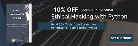 Ethical Hacking With Python Ebook Python Code