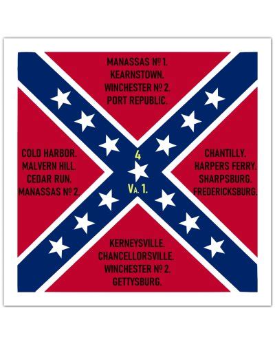 4th Virginia Infantry Battle Flag Premium Bumper Sticker