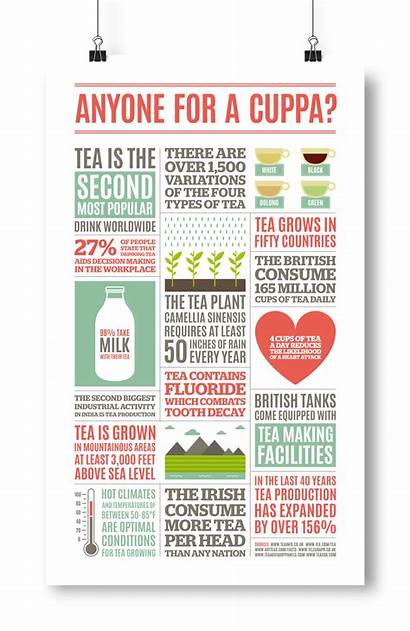 Tea Facts Drink Happy Infographic Contains Absolutely