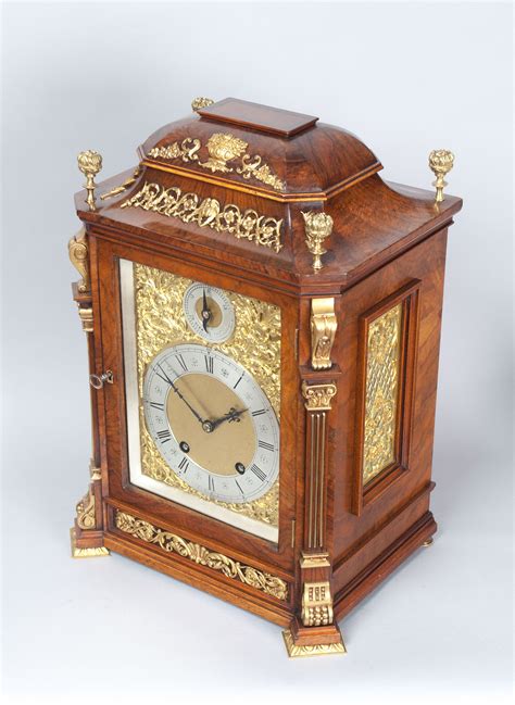 A Burr Walnut Bracket Mantel Clock By Lenzkirch Circa 1904 565474
