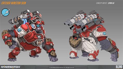 Artstation Winston Catcher Skin Concept Art Rock D With Images