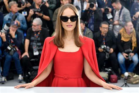 Natalie Portman Pops In Red Stiletto Sandals At Cannes Film Festival
