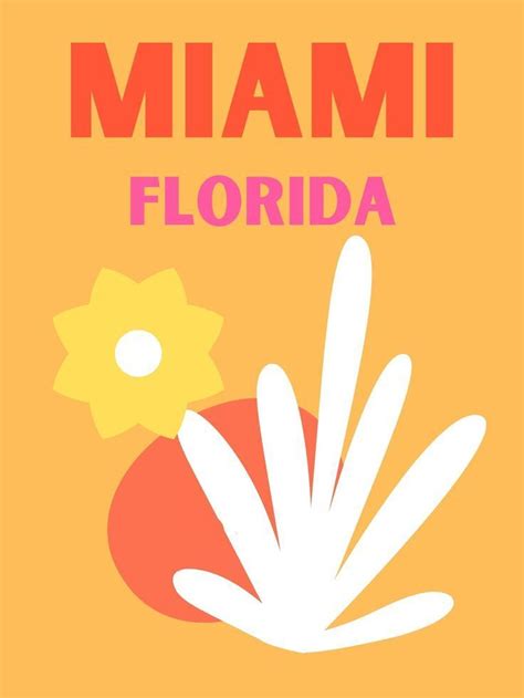 Miami Poster In 2021 Preppy Wall Collage Print Collage Art Collage