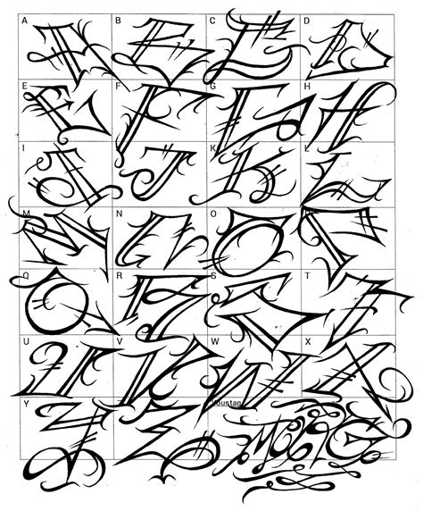Cool Font Graffiti Alphabet Letters Cool Fonts Alphabet 1df
