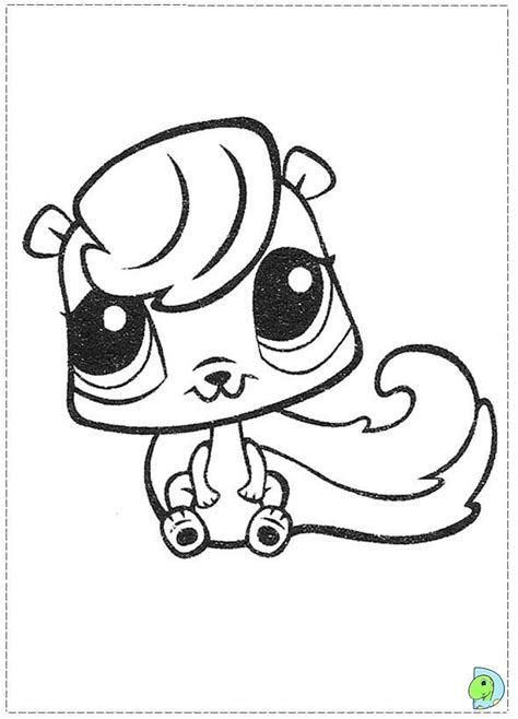 Free printable wonder pets coloring pages. Littlest Pet Shop Coloring page - DinoKids.org