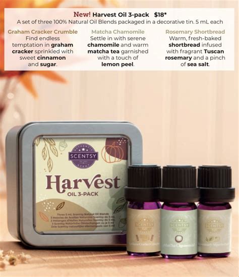 We're currently fresh out of harvest collection. Harvest Collection 2020 in 2020 | Scentsy, Scentsy oils ...