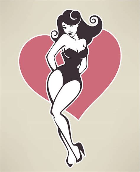 Pin Up Girl Clip Art Vector Images And Illustrations Istock