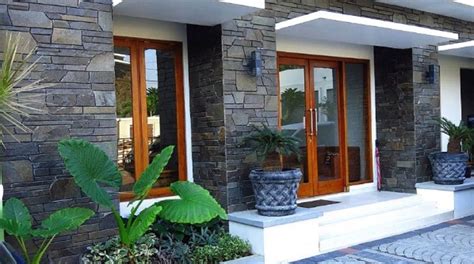 rumah minimalis sederhana batu alam