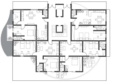 1 Bhk And 2 Bhk House Furniture Layout Plan Autocad Drawing Download