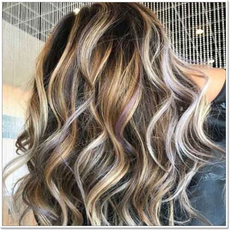 If platinum is a bit too bold for you, but you still love the idea of contrasting. 110 Brown Hair With Blonde Highlights For You