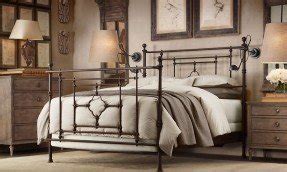 Tribecca home wrought iron bed frame dark bronze metal queen size usa vintage look shabby chic french country (queen). Wood And Wrought Iron Bedroom Sets - Foter